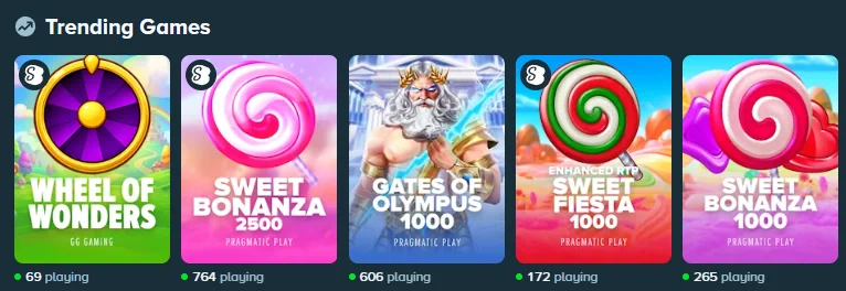 Jeux de casino en ligne Stake